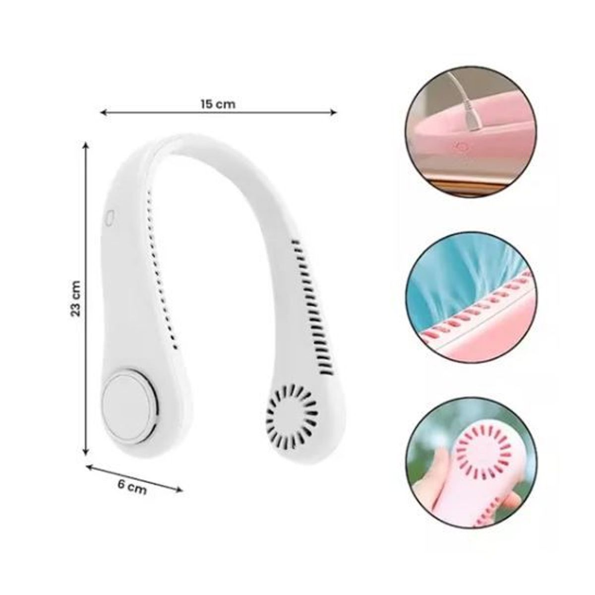 OEM - Ventilador de Cuello inalámbrico Portátil