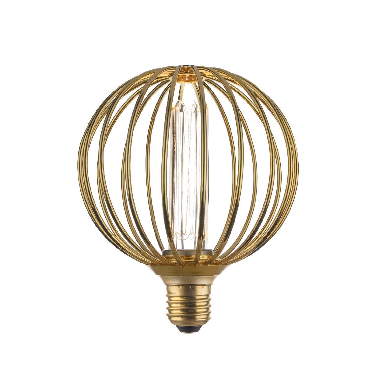 GENERICO - Foco Jaula Verona Circular Dorado 4W Color Brillante Baita