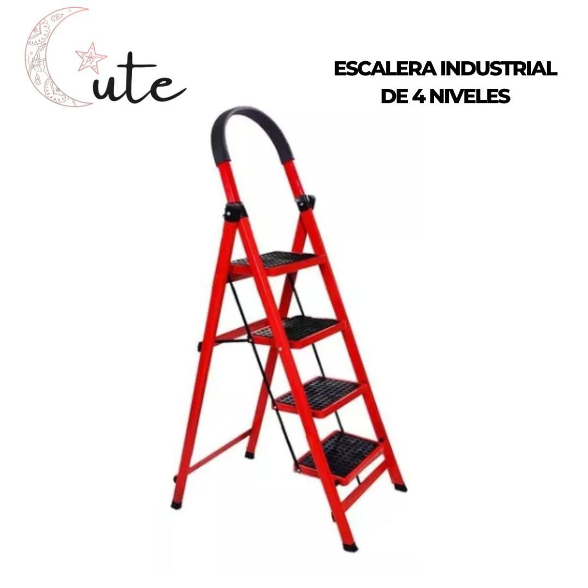 ESCALERA DE ACERO TIJERA 4 NIVELES, marca GENERICO - Foto Principal