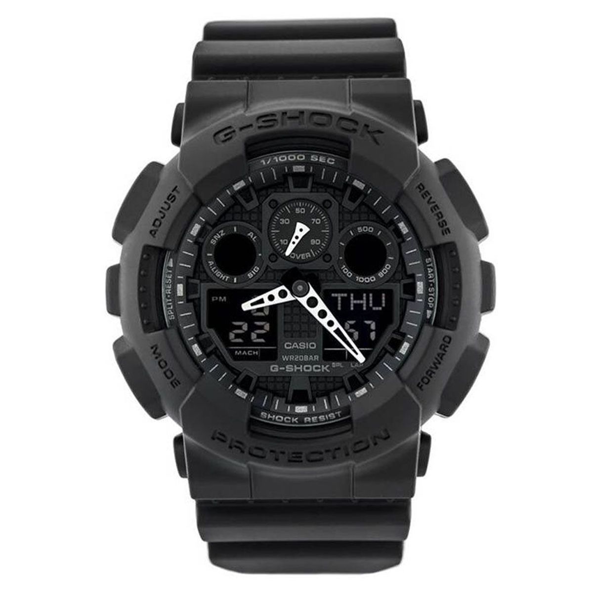 G-SHOCK - Reloj G-Shock Digital Negro GA-100-1A1