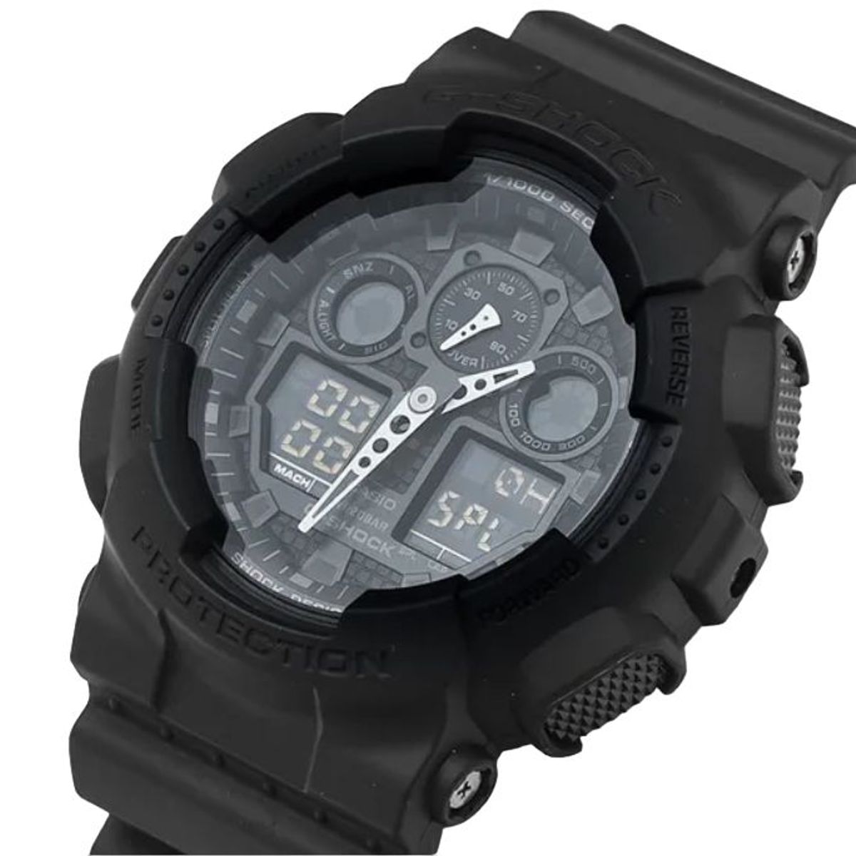 G-SHOCK - Reloj G-Shock Digital Negro GA-100-1A1