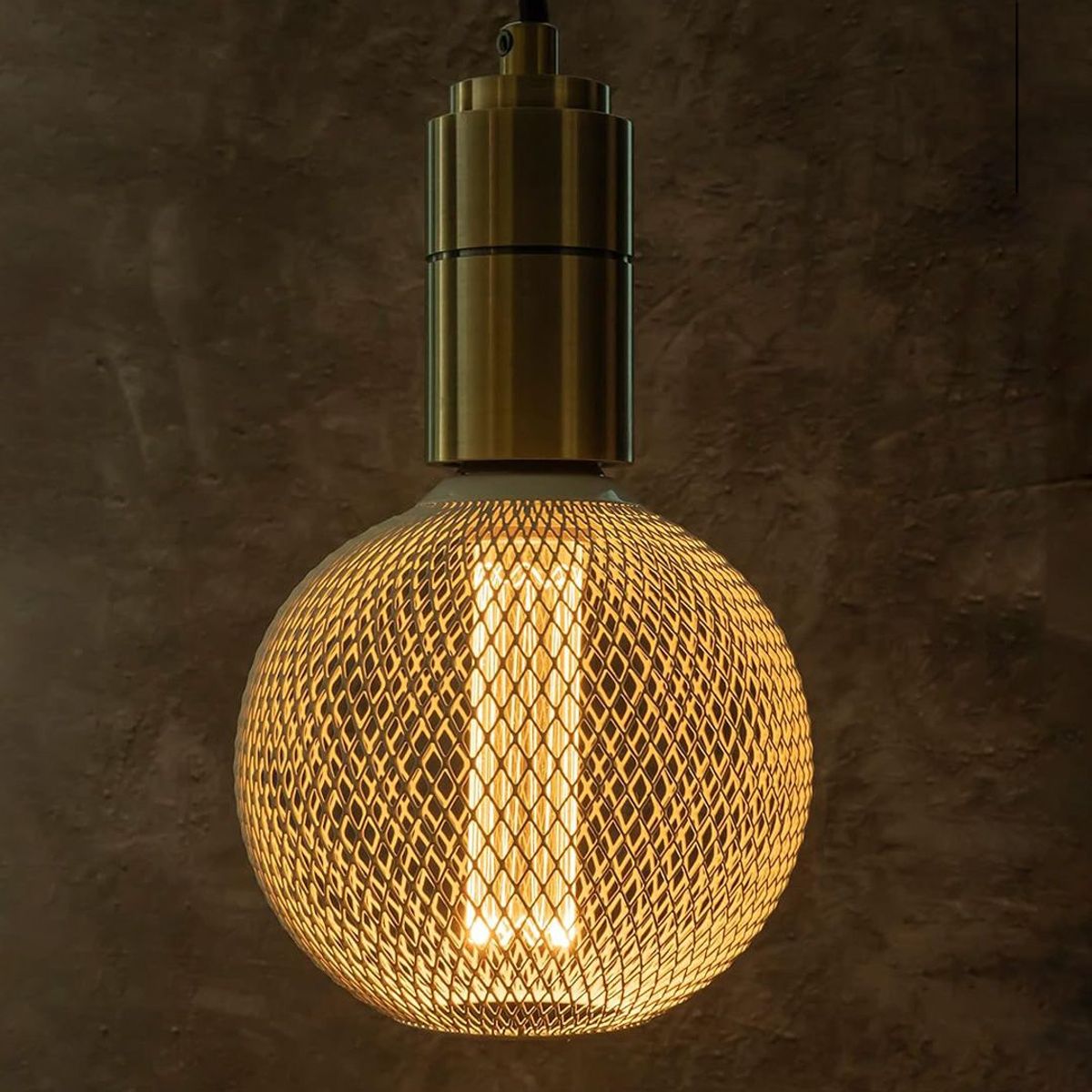 GENERICO - Foco Globo Jaula Dorado 4W Baita