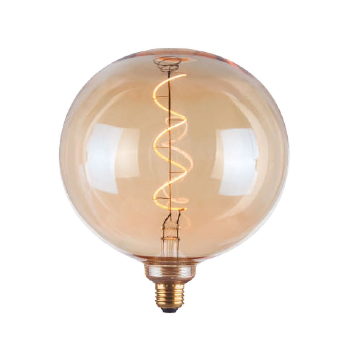GENERICO - Foco Globo G200 Filamento Espiral Ambar Baita