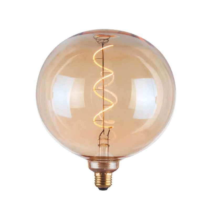 GENERICO - Foco Globo G200 Filamento Espiral Ambar Baita