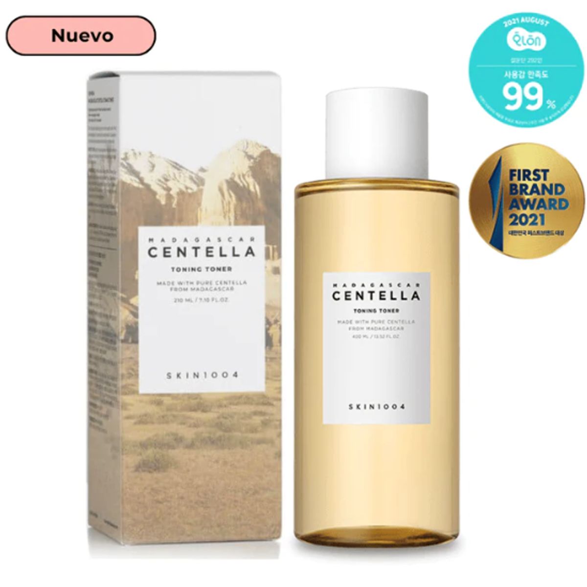 LE COREANE - Tonico Centella calmante coreano - Skin 1004 Madagascar Centella Toning Toner