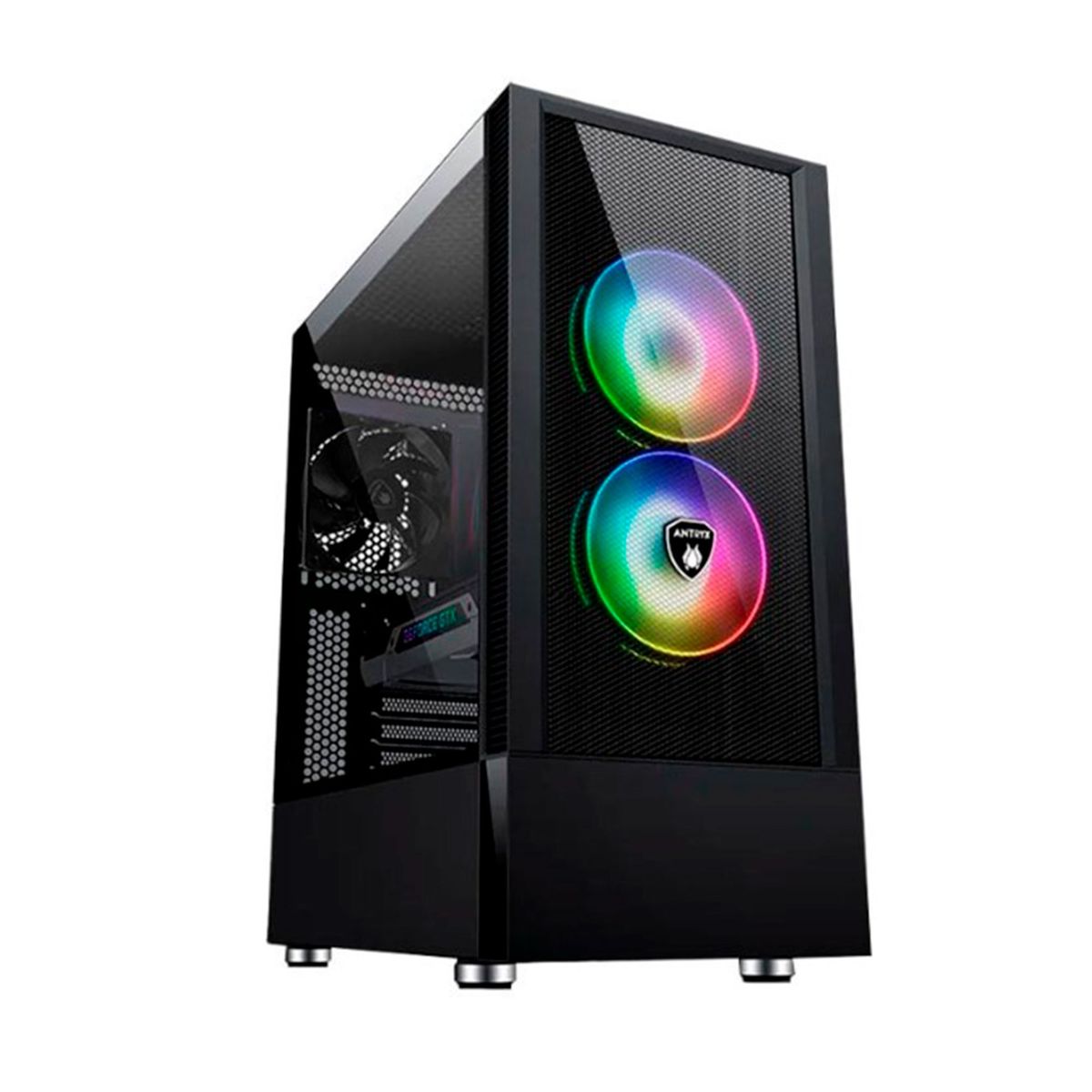 ANTRYX - CASE ANTRYX RX 460 MESH BLACK USB3.0 FAN X3 PN: AC-RX460MK