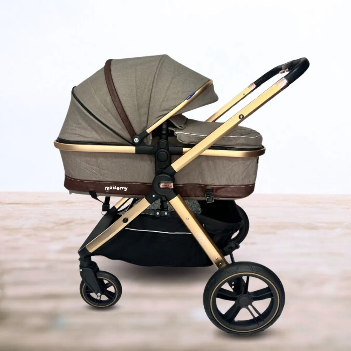 BABY KITS - Coche Cuna Moises «NEO» Beige