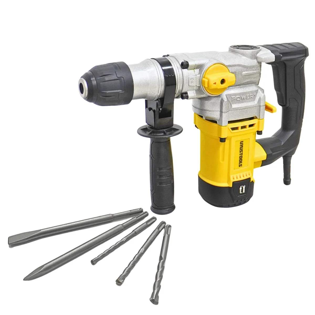 UYUSTOOLS - Rotomartillo 1050W SDS-PLUS 220V con maletín