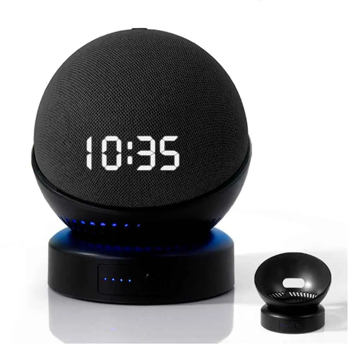 VARIOS - Batería Portátil para Echo Dot 5ta y 4ta Gen Recargable 5200 mAh Negro