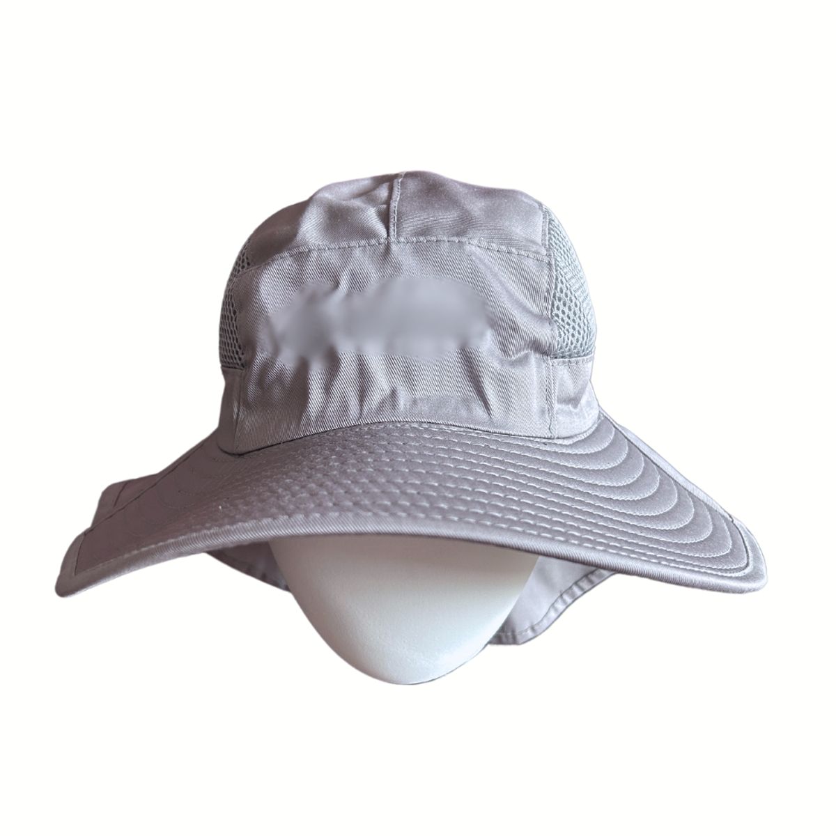 KAST PE - Sombrero Gorro Alta Proteccion Cubre Nuca Transpirable - Gris Claro
