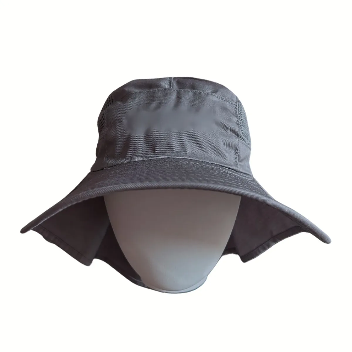 KAST PE - Sombrero Gorro Alta Proteccion Cubre Nuca Transpirable - Gris Oscuro