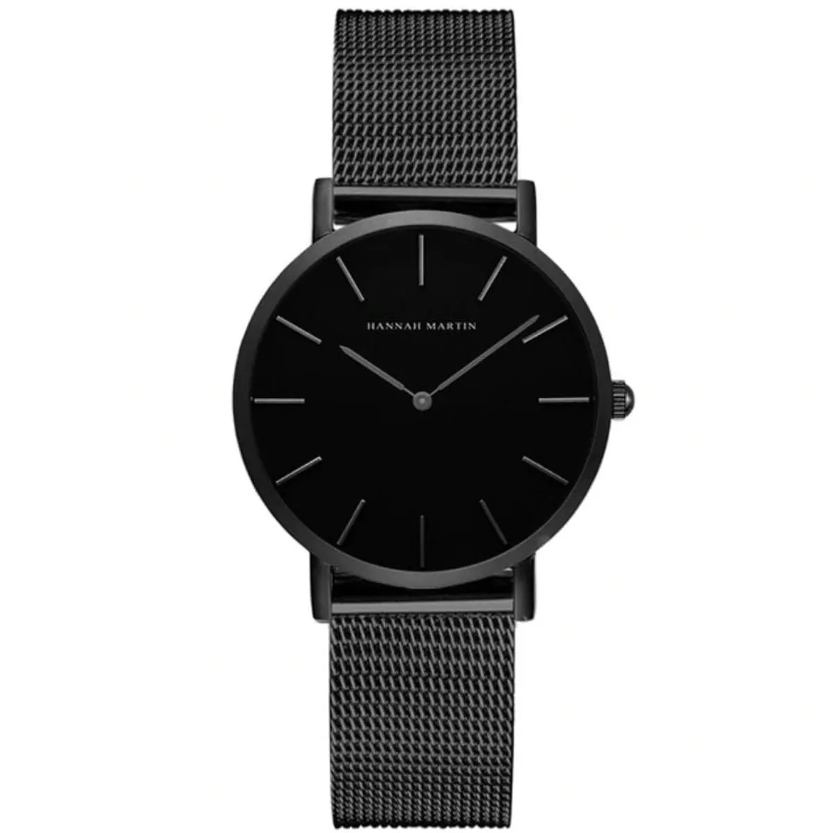 HANNAH MARTIN - Reloj Hannah Martin Acero Negro HAN-M-9