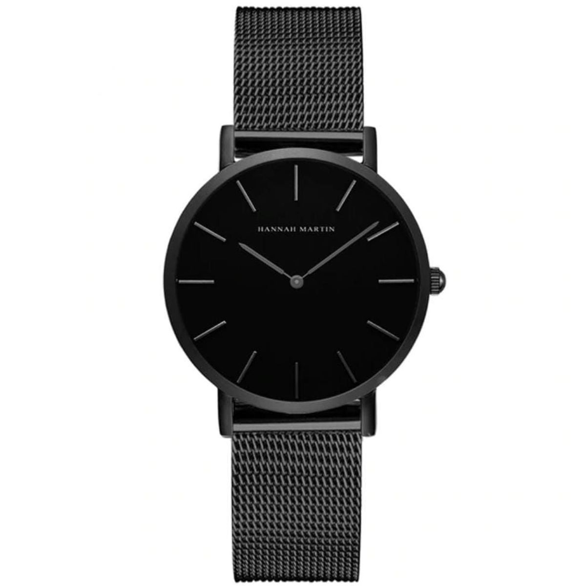 HANNAH MARTIN - Reloj Hannah Martin Acero Negro HAN-M-9