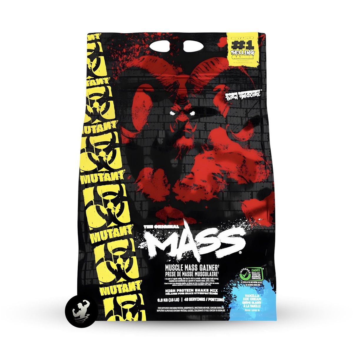 MUTANT - Ganador de peso Mutant Mass 15lb - Vanilla Ice Cream