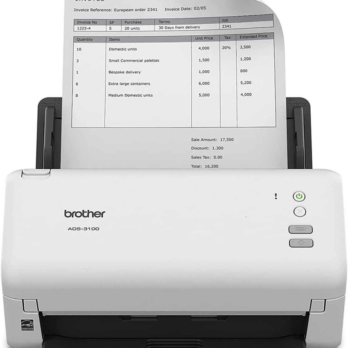 BROTHER - ESCANER BROTHER ADS-3100 Duplex 40ppm ADF