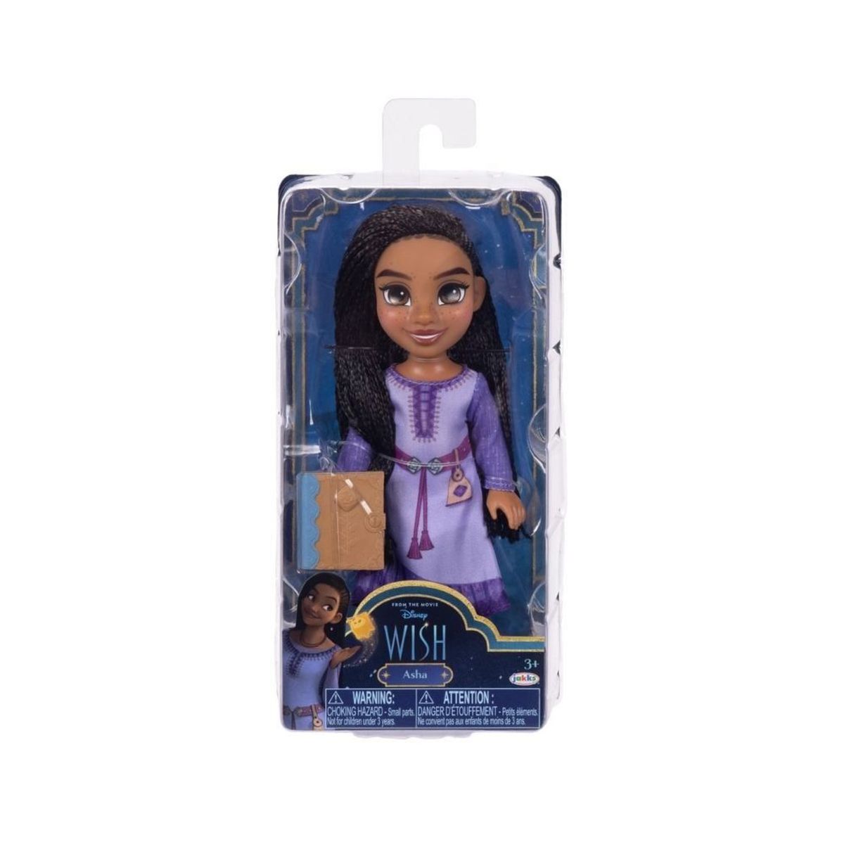 JAKKS PACIFIC - Disney Wish Asha Muñeca Básica
