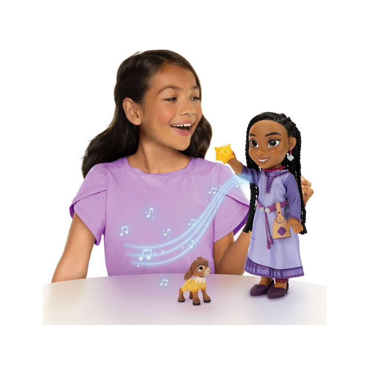 JAKKS PACIFIC - Disney Wish Muñeca Ash Musical y estrella