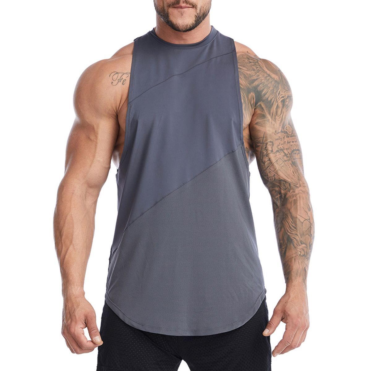 ZIMRAHYG - Tops deportivos Chaleco de ropa deportiva sin mangas para hombres