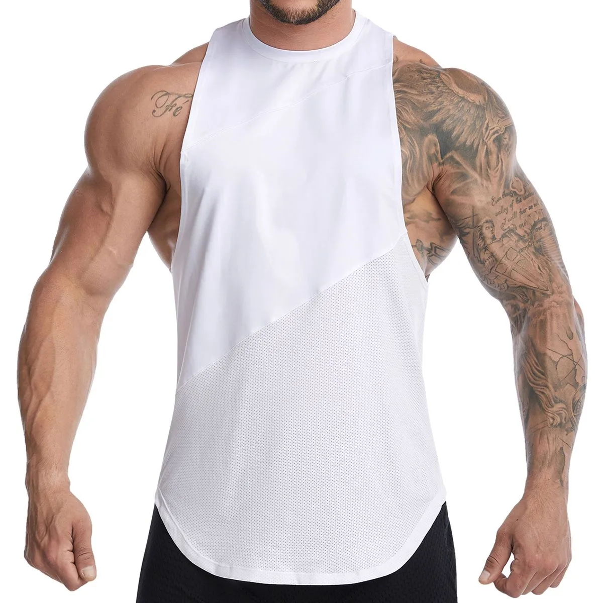 ZIMRAHYG - Tops deportivos Chaleco de ropa deportiva sin mangas para hombres