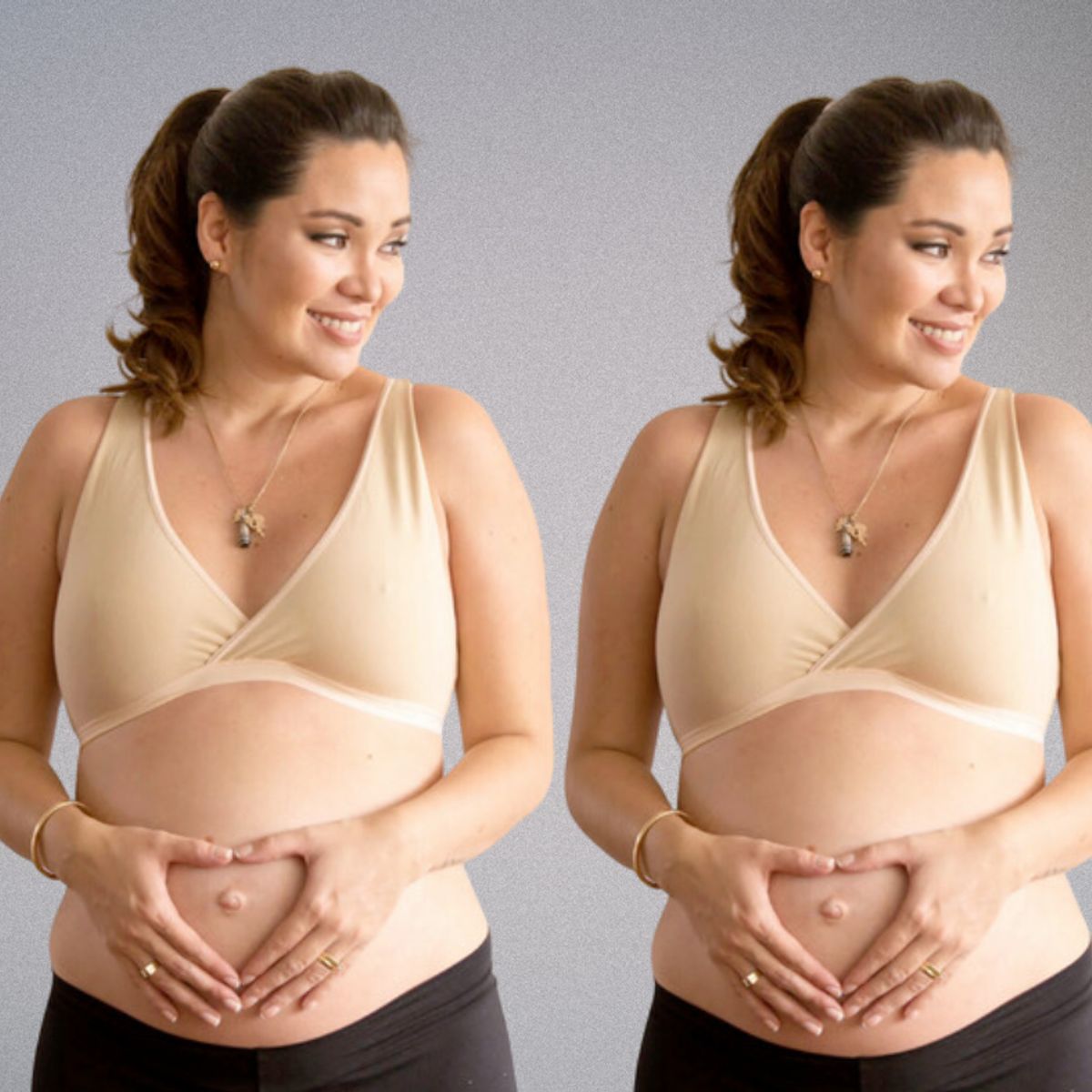 GENERICO - Pack Sosten Maternal Top, Nocturno, Algodon, Lactancia, 2 Unidades