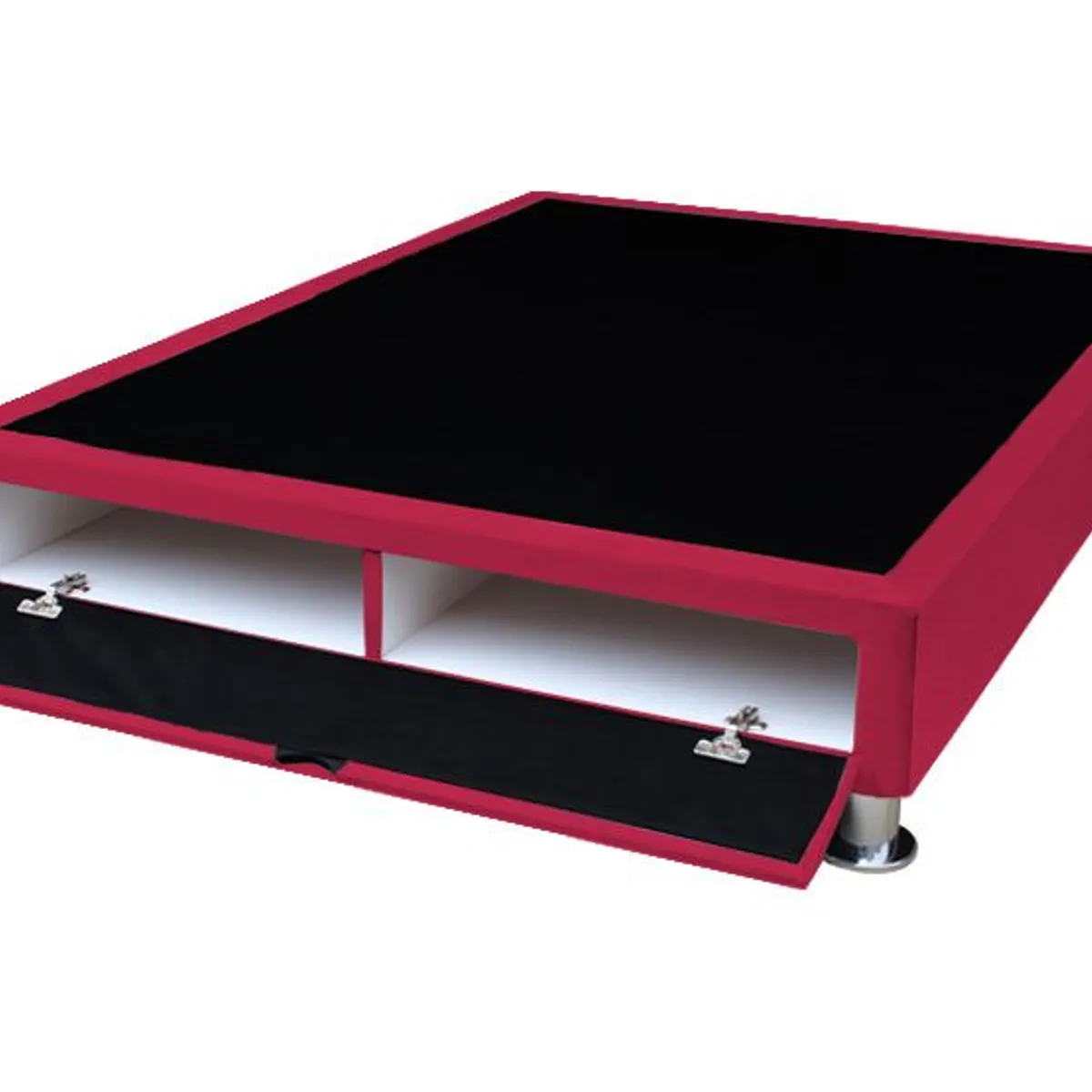 BARAKA HOME - Base De Cama Bregenz 1.5 Plz - Rojo