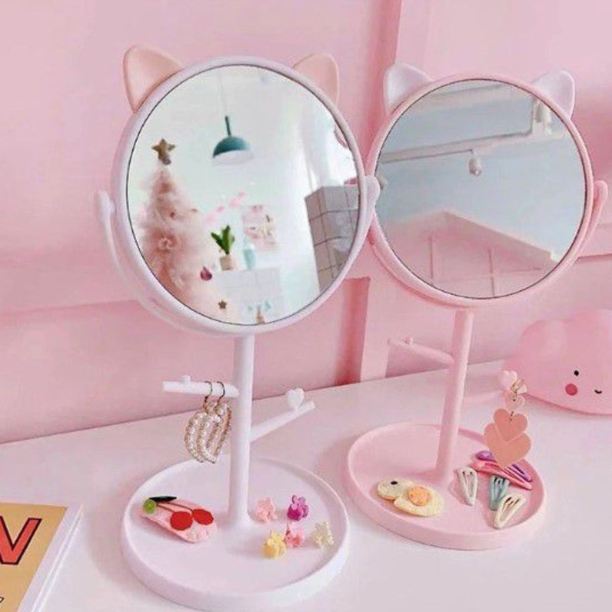 GENERICO - Espejo de Tocador para Maquillaje kawaii