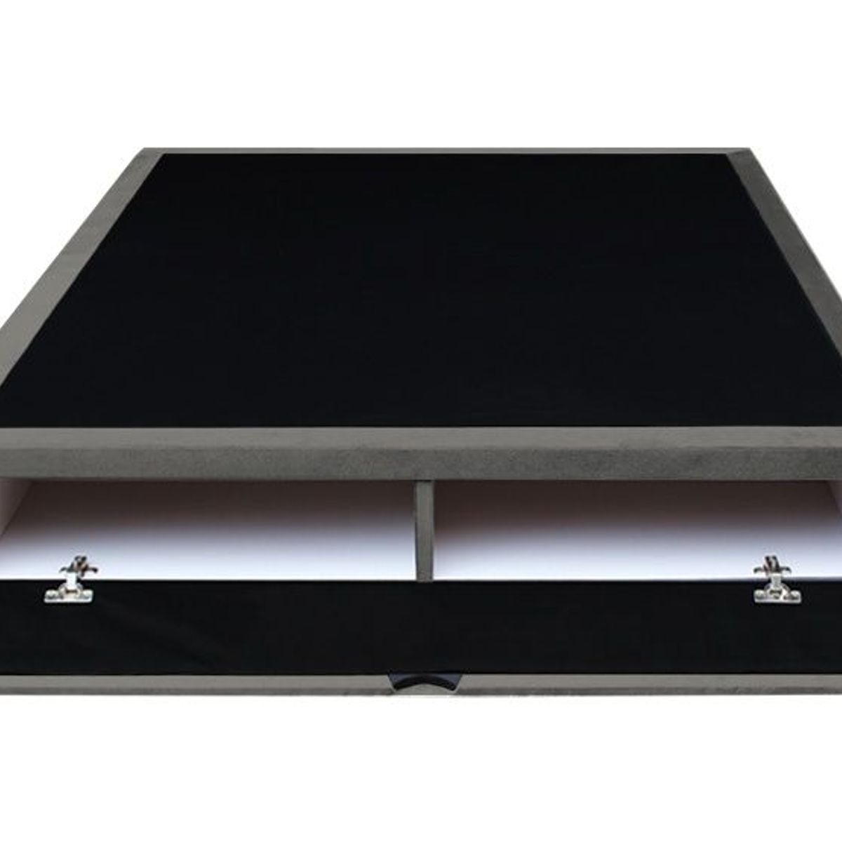 BARAKA HOME - Base De Cama Bregenz 2 Plz - Gris Oscuro