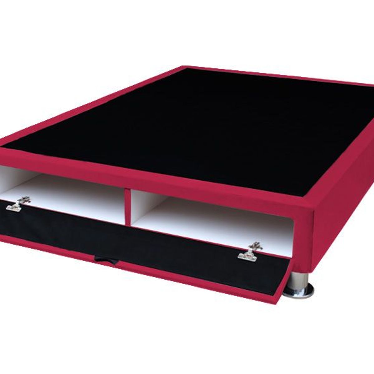 BARAKA HOME - Base De Cama Bregenz 2 Plz - Rojo