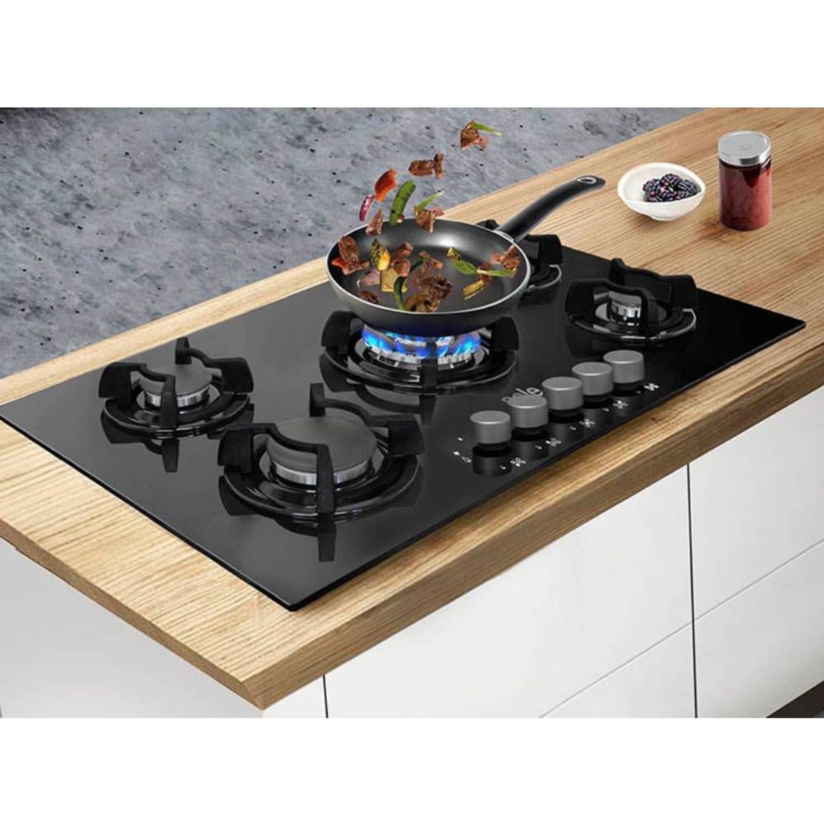 SOLE - COCINA EMPOTRABLE SOLE DE 5 QUEMADORES SOLCO033