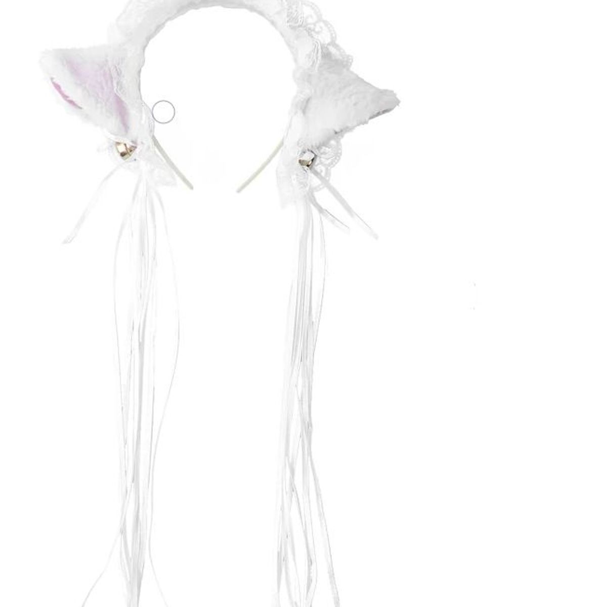 GENERICO - Vincha Orejas De Gato - Color Blanco