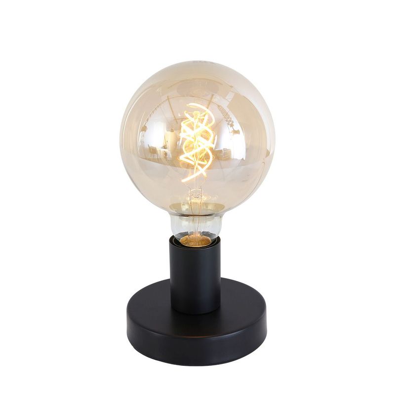 GENERICO - Lampara De Mesa Denver Color Socket Negro Baita