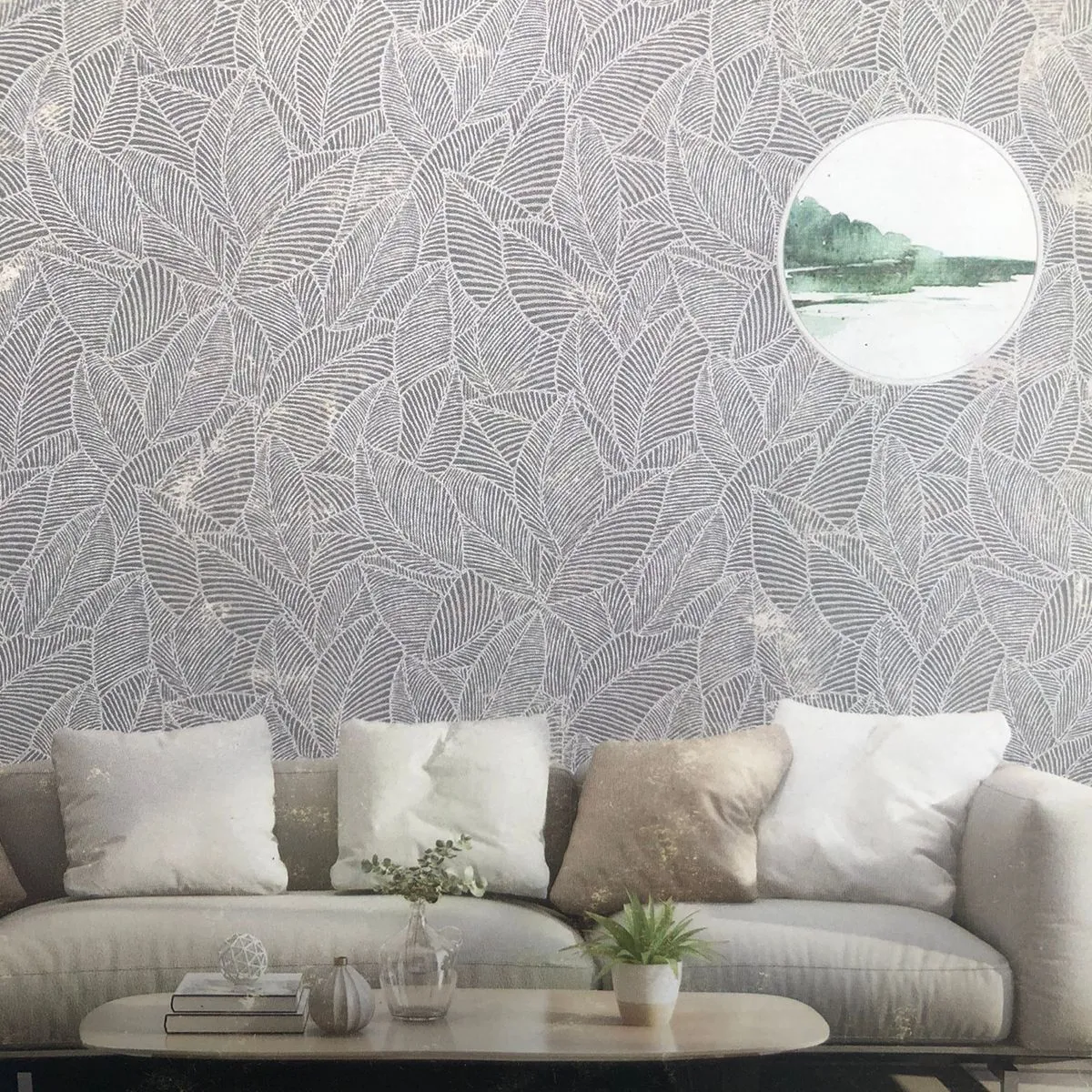 GENERICO - PAPEL TAPIZ HOJAS 0.53 X 10 M PARA PARED