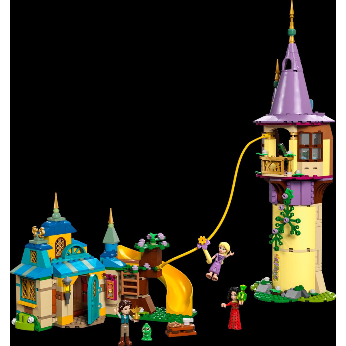 LEGO - LEGO 43241 Torre de Rapunzel y El Patito Frito