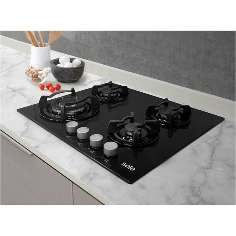 SOLE - Cocina SOLE FACIL DE LIMPIAR Solco034 4 Quemadores