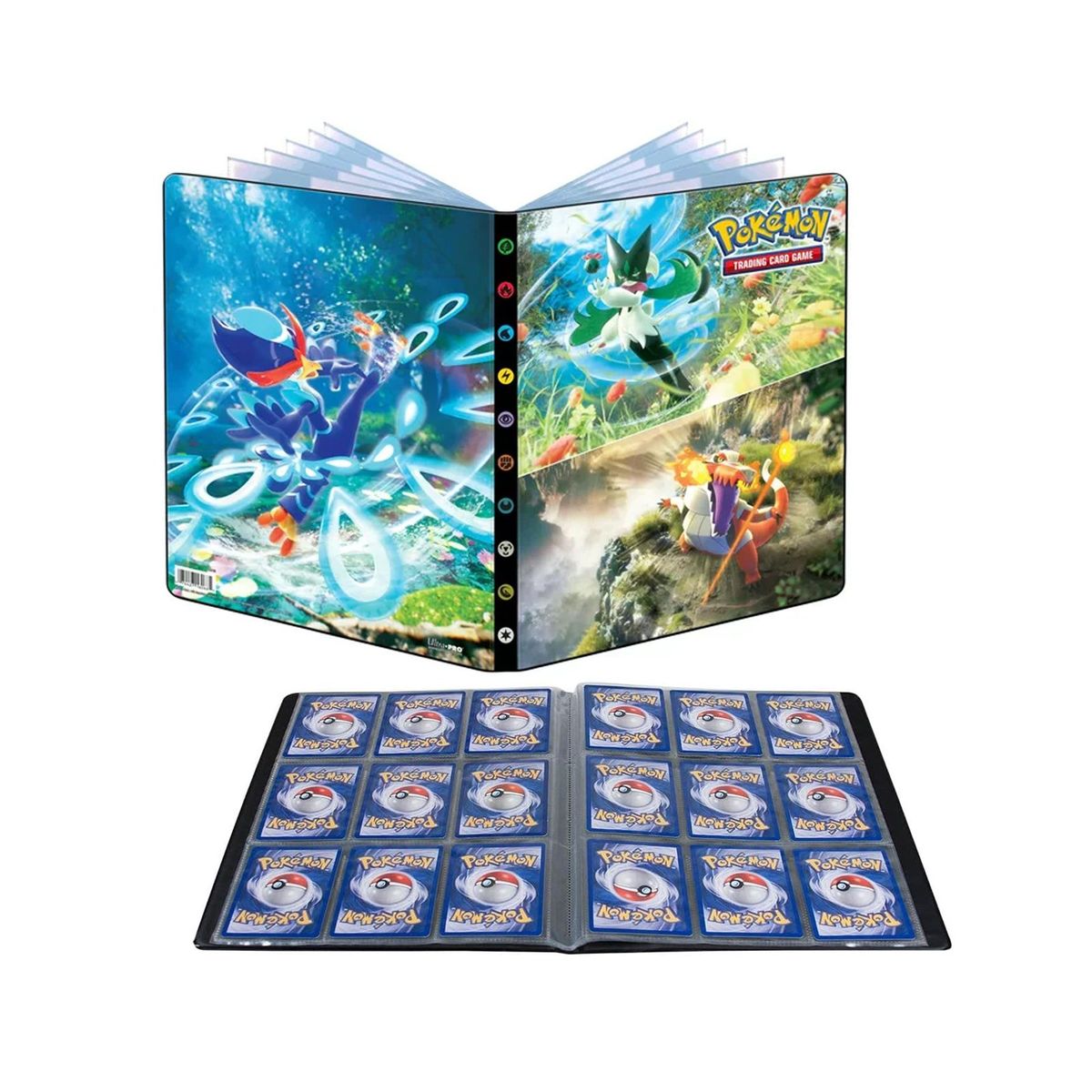 POKEMON - POKEMON FOLDER CARTAS 9 BOLSILLOS Skeledirge Meowscarada