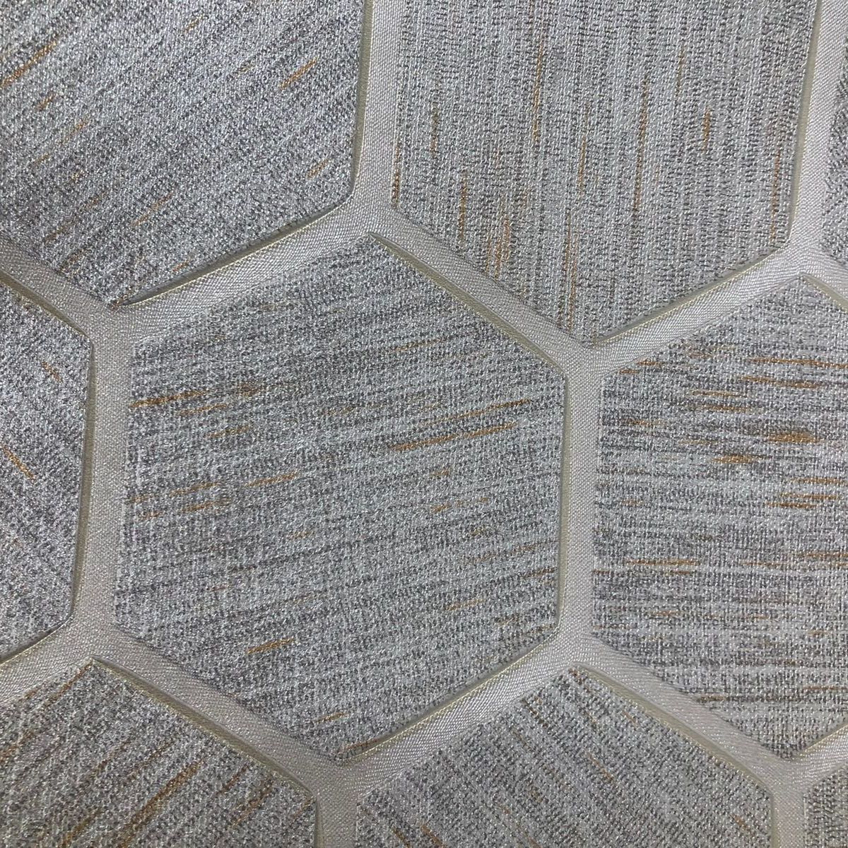 GENERICO - PAPEL TAPIZ HEXAGONO 0.53 X 10 M PARA PARED