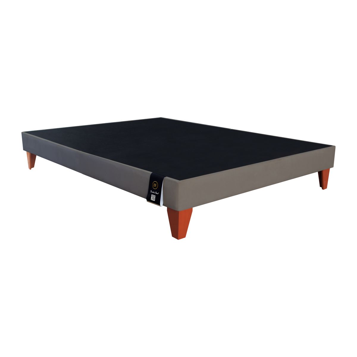 BARAKA HOME - Base de Cama Luton Slim 1.5 Plz - Gris Oscuro