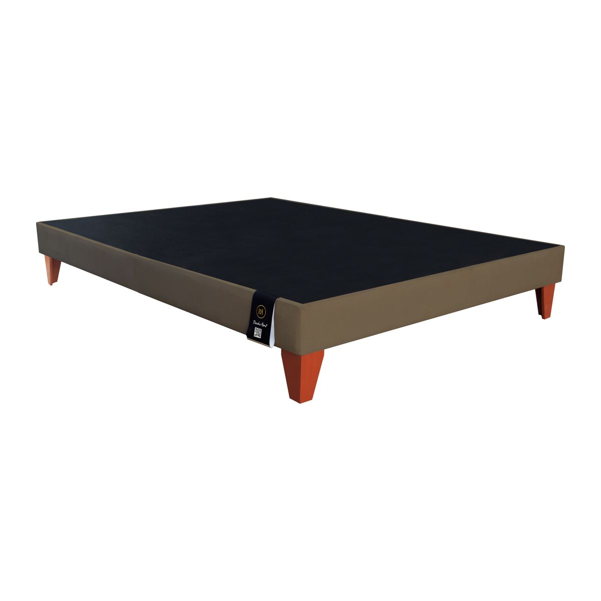 BARAKA HOME - Base de Cama Luton Slim 1.5 Plz - Beige Oscuro