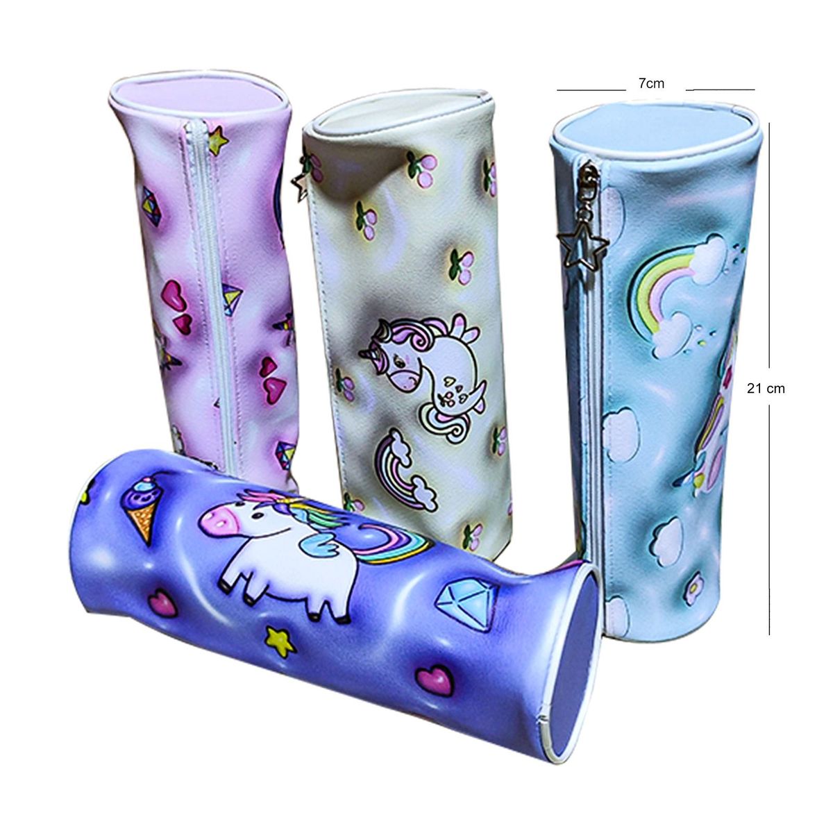 GENERICO - CARTUCHERA ESCOLAR UNICORNIO KAWAII