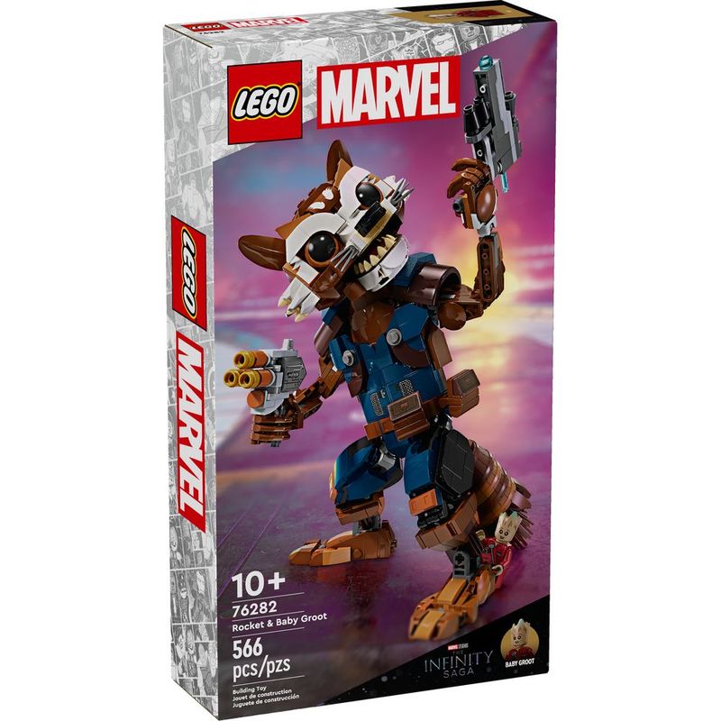 LEGO - LEGO 76282 Rocket y Bebé Groot