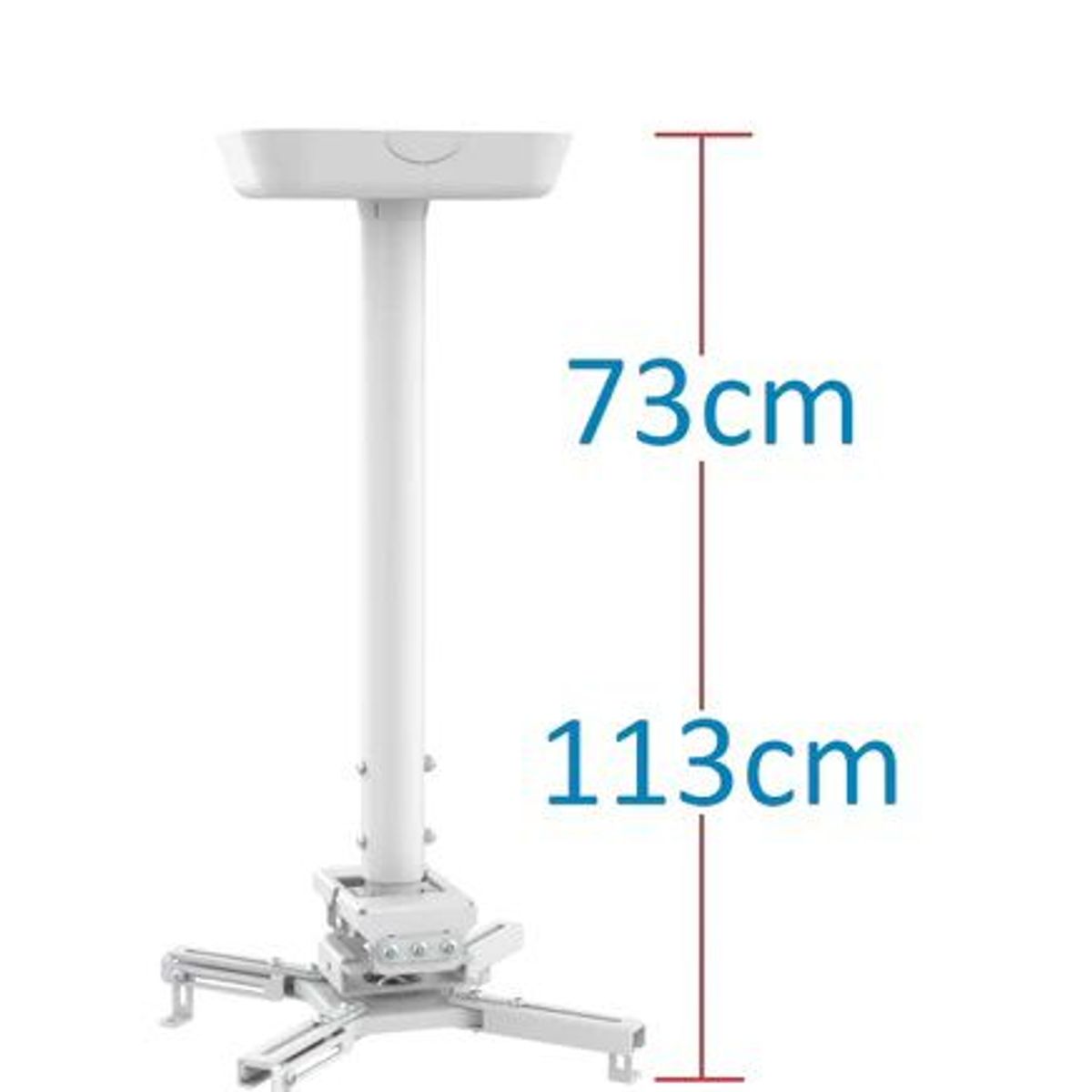 GENERICO - MONTECH - Rack para Proyector Pesado para Techo  Regulable 73-113cm