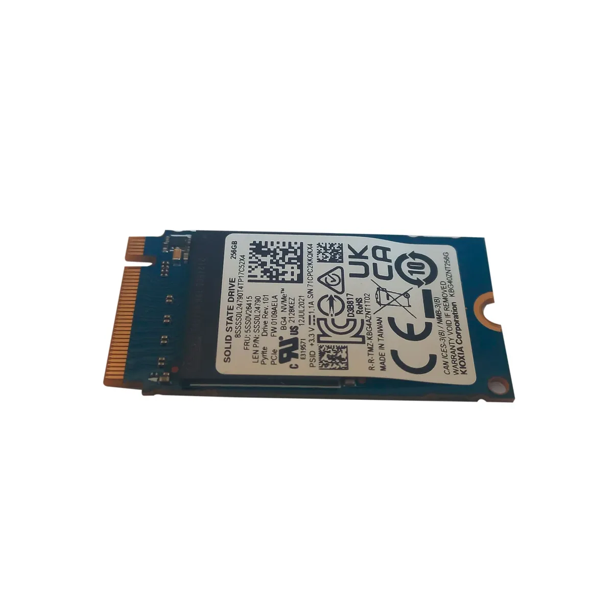 GENERICO - DISCO DURO SOLIDO M.2 PCI-E  256 GB 2242  PN: 5SS0V26415