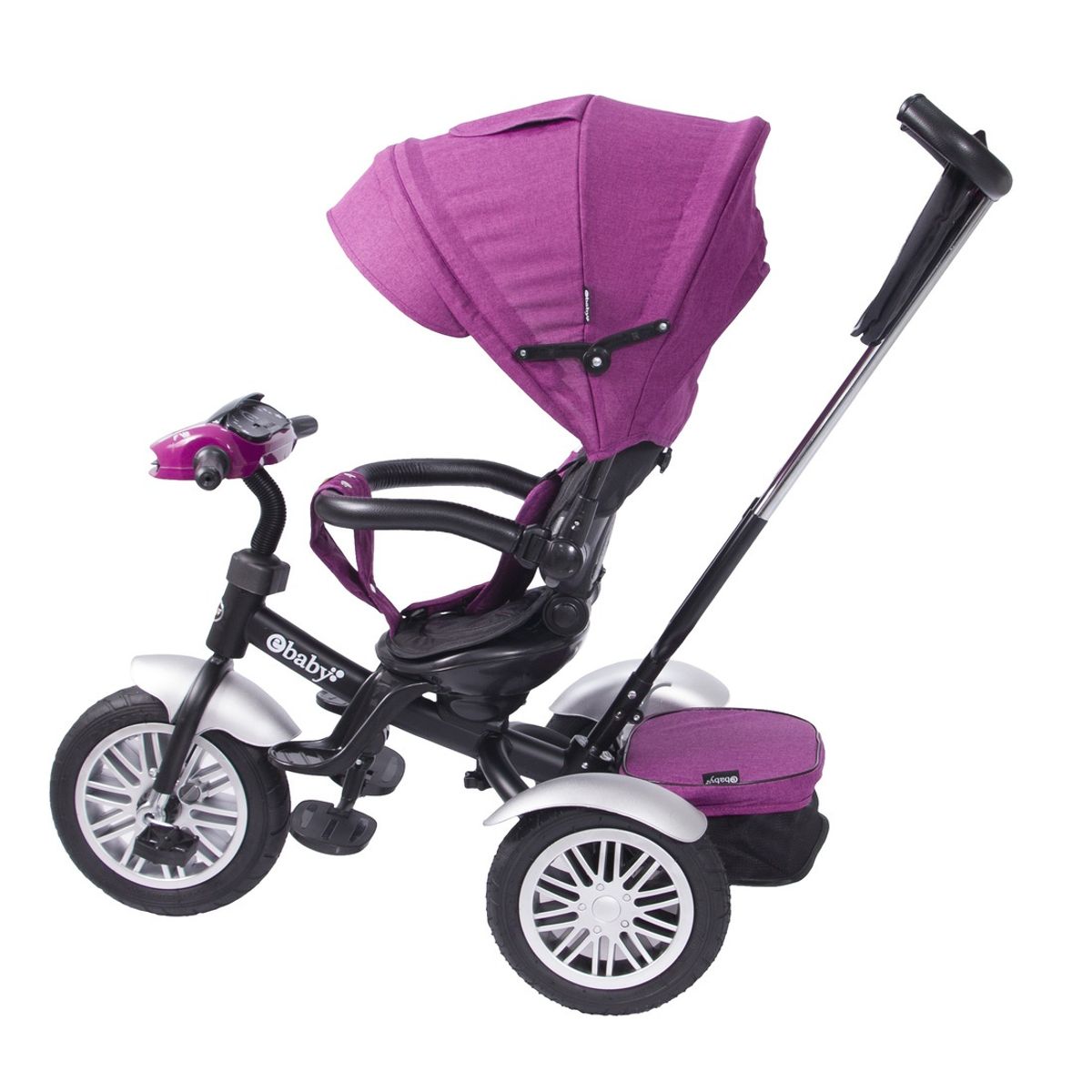 EBABY - Triciclo Ebaby  con Guiador Reclinable Zoe -Morado
