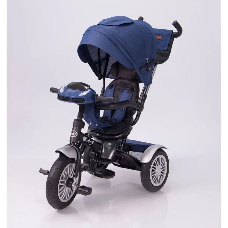 EBABY - Triciclo Ebaby  con Guiador Reclinable Zoe -Azul