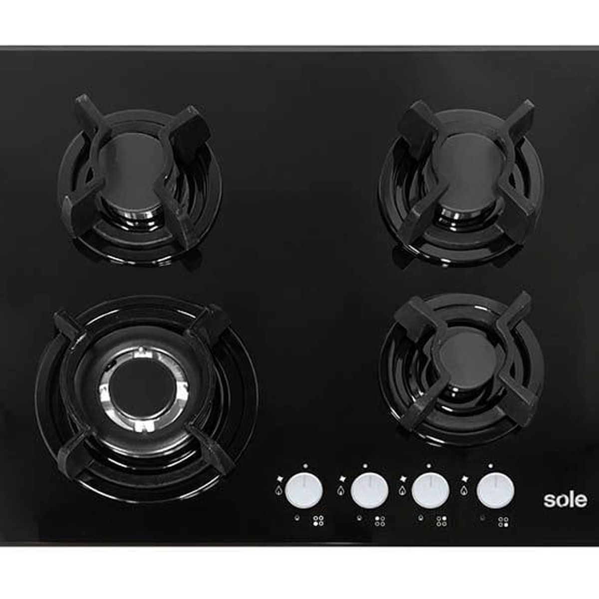 SOLE - COCINA EMPOTRABLE SOLCO034 4 QUEMADORES SOLE.