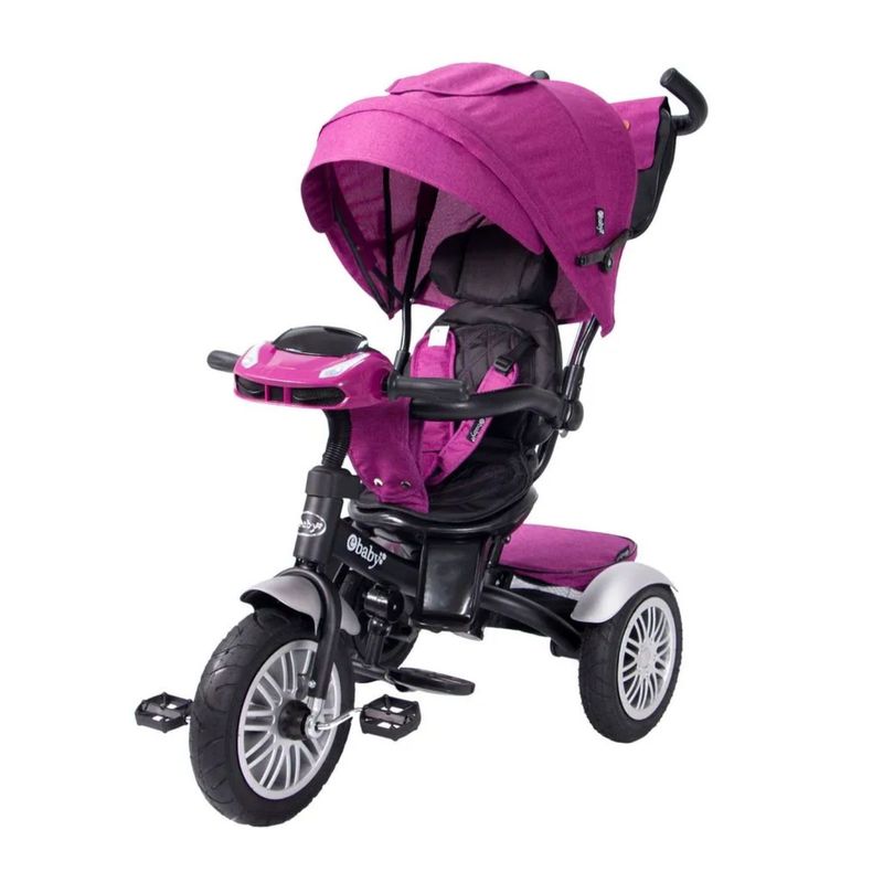 EBABY - Triciclo Ebaby con Guiador Reclinable Zoe -Morado