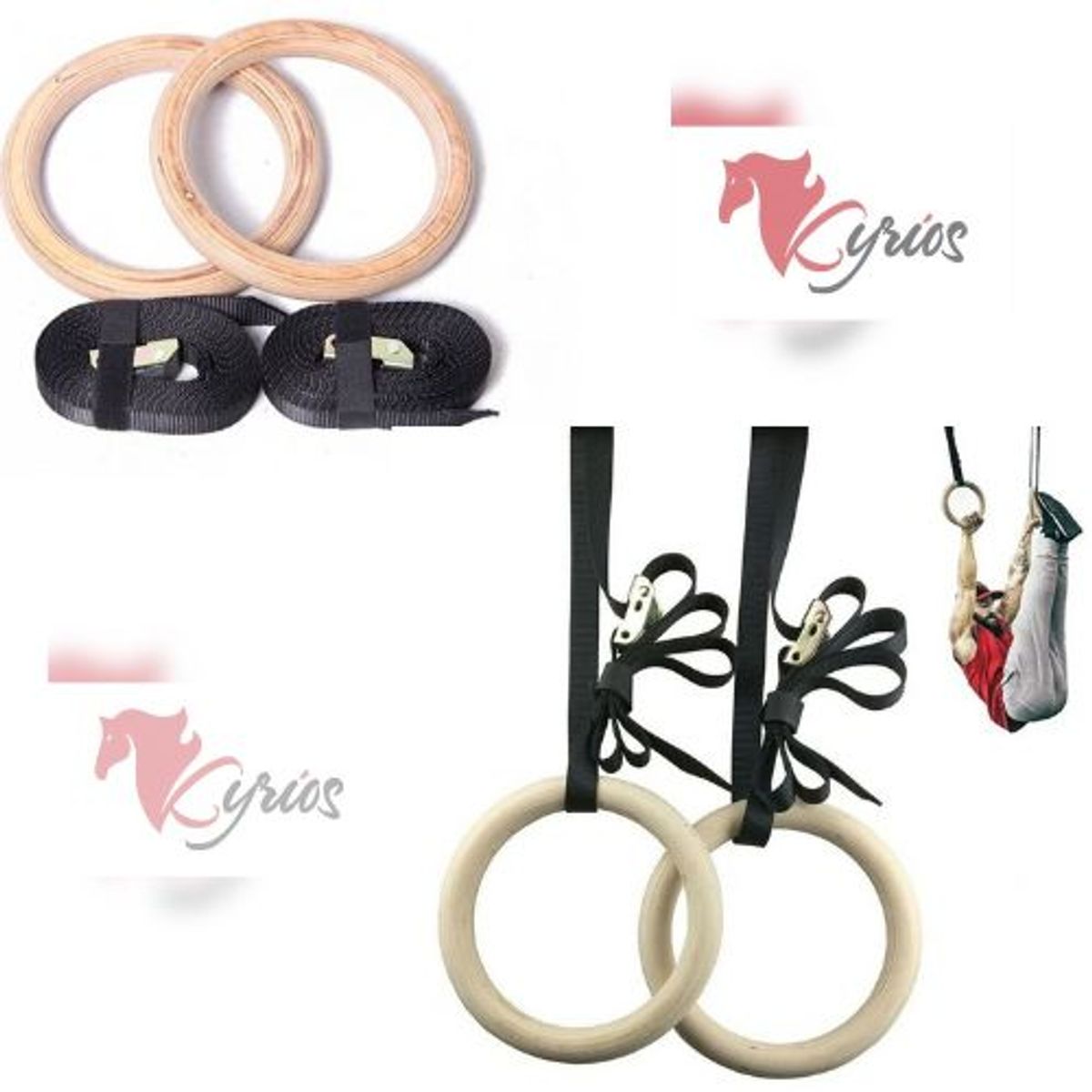 GENERICO - Aros Olímpicos Crossfit De Madera