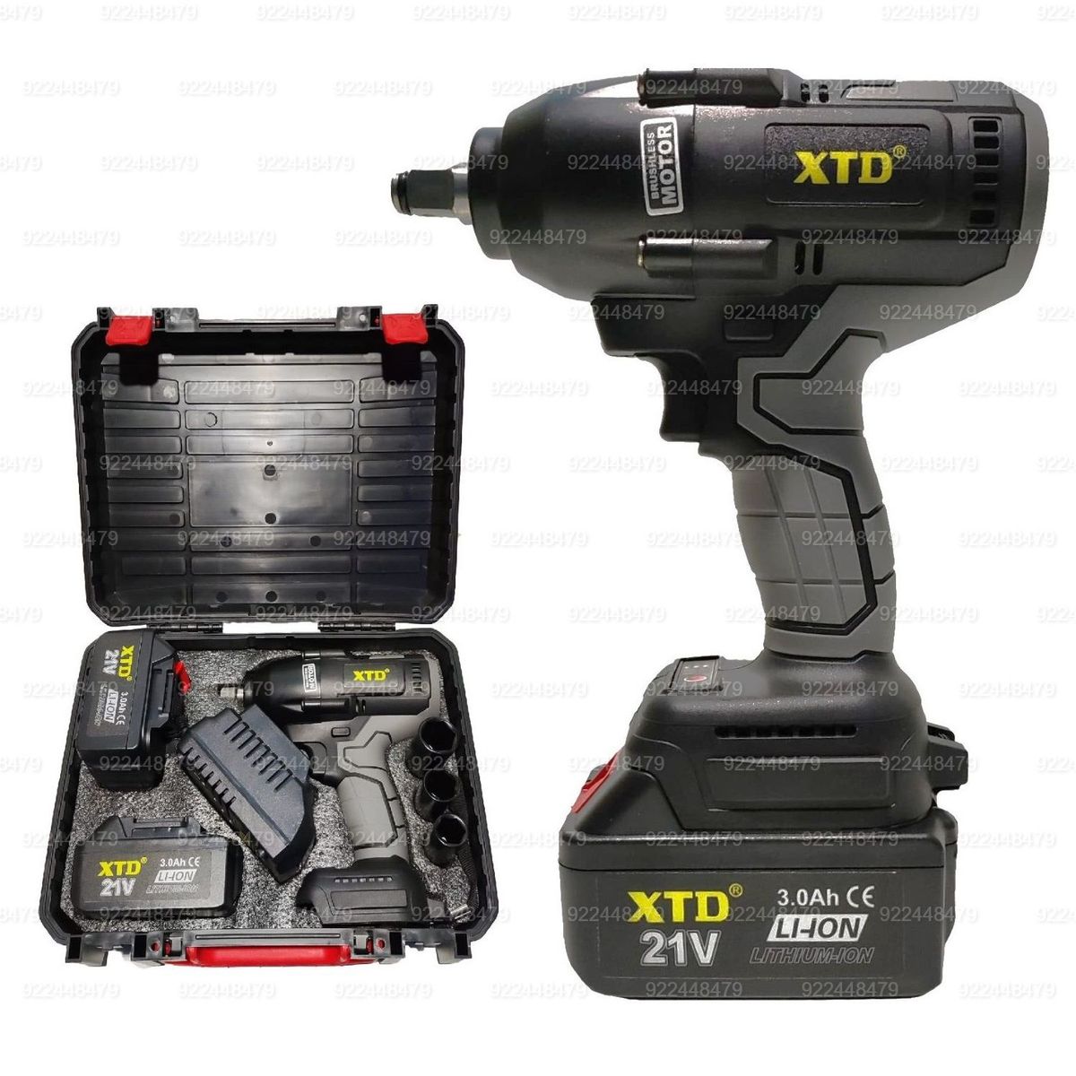 XTD - LLAVE DE IMPACTO INALÁMBRICO 21V MOTOR BL XTD