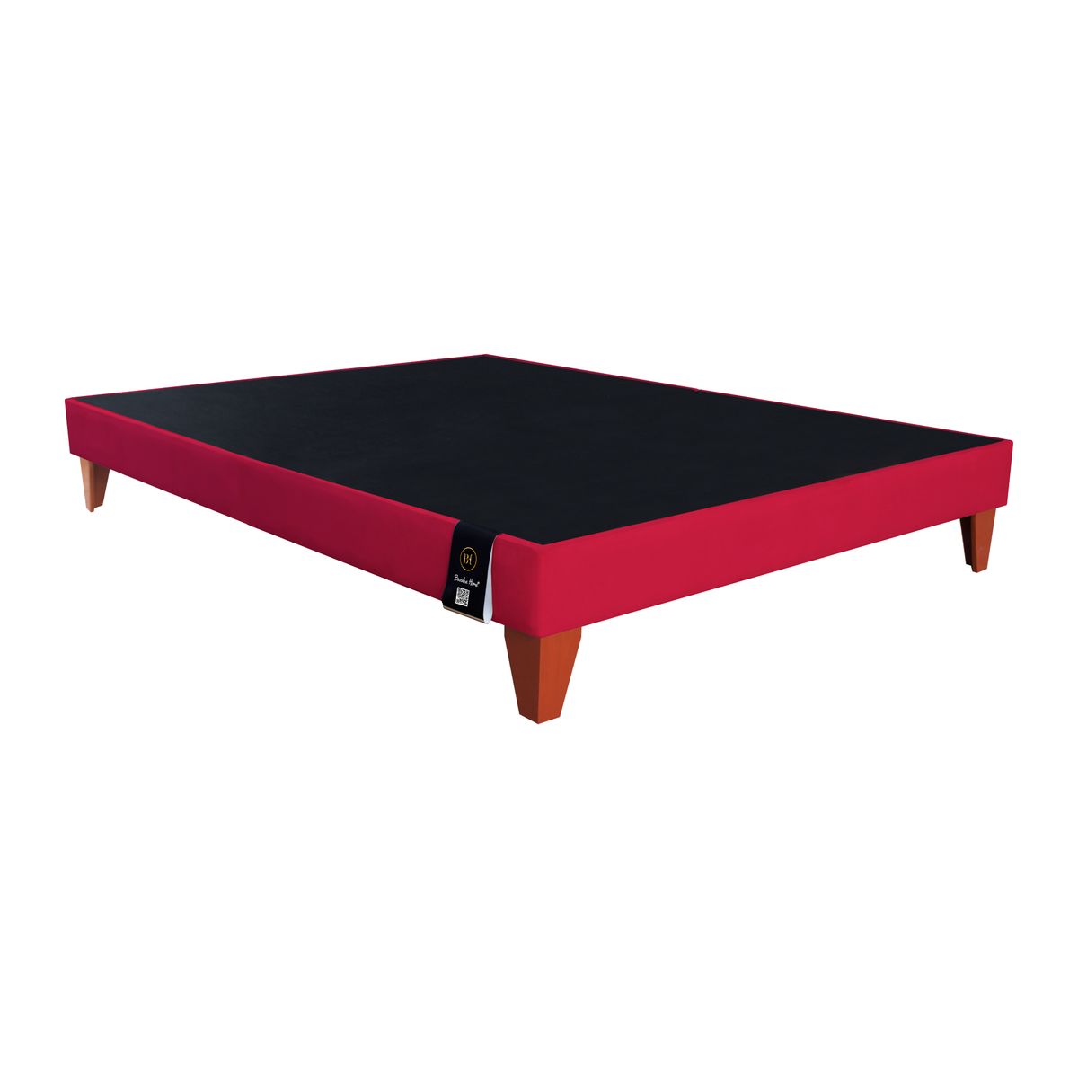 BARAKA HOME - Base de Cama Luton Slim 2 Plz - Rojo