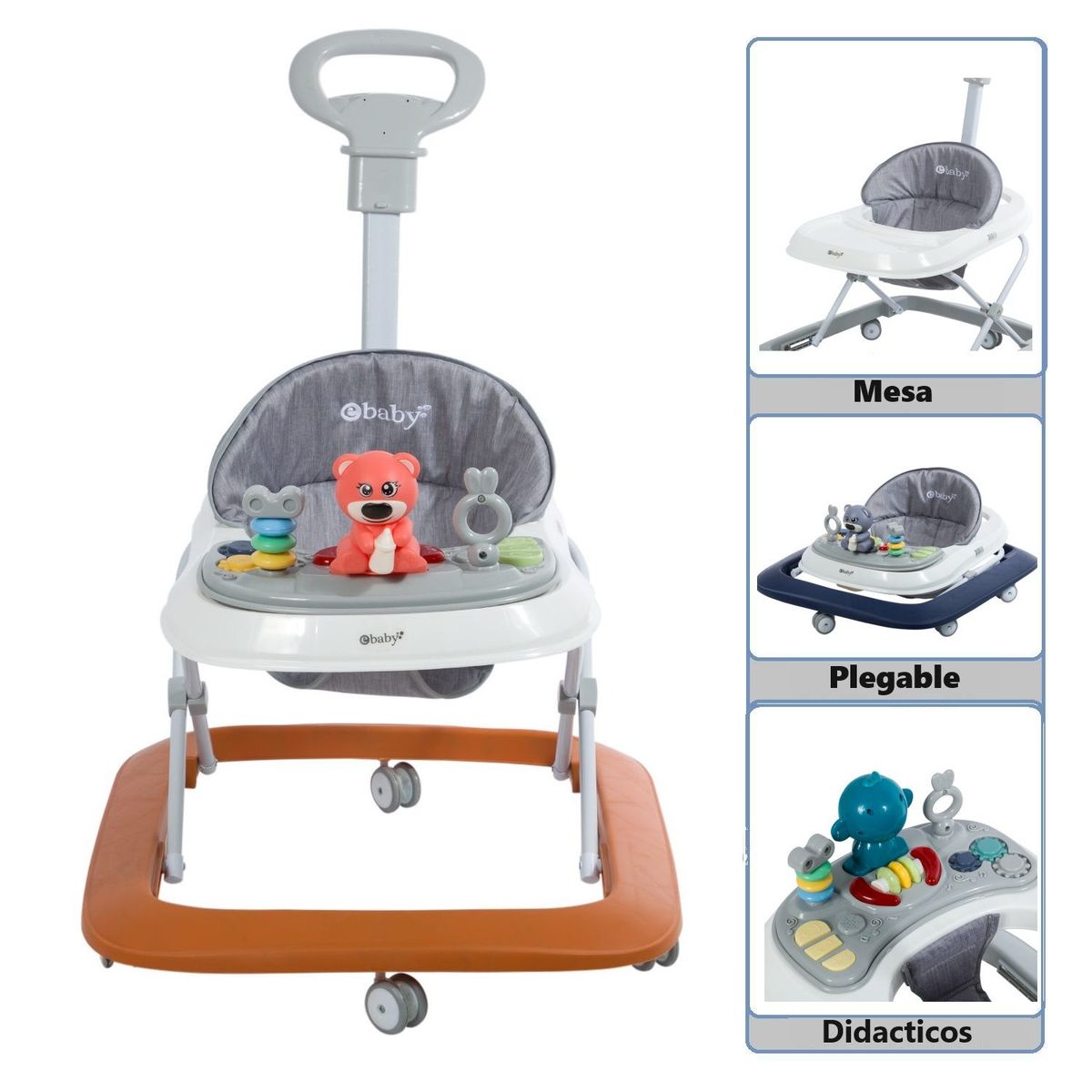 EBABY - Ebaby Andador Musical Para Bebe Didáctico VARI
